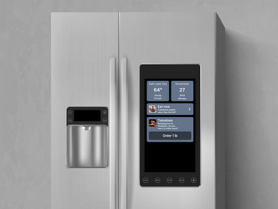 Smart Fridge App daily ui design smart fridge ui user interface