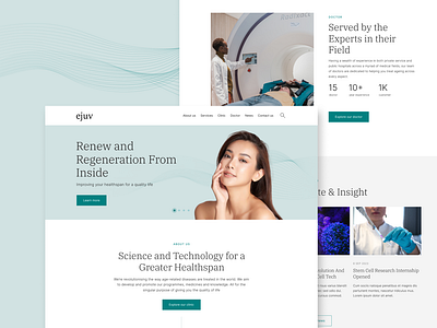 Website for stem cell therapy clinic