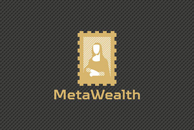 MetaWealth branding design flat graphic design illustration logo minimal vector