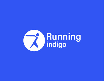 Running Indigo branding graphic design logo logobranding