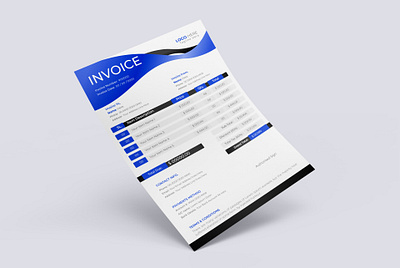 Creative Invoice Vector Template attractive design business invoice company invoice corporate creative creative concept graphic design illustration invoice