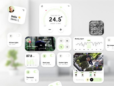 Widgets UI Concept app design design ui uiux design widgets