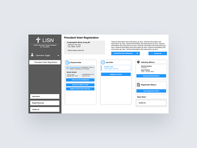 Mid Fidelity Wireframe