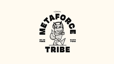 L'Óreal Metaforce Tribe Design Concept #8 branding character character logo illustration logo logo design vintage logo