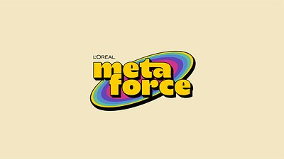 L'Óreal Metaforce Tribe Design Concept #7 80s logo 90s logo brand design branding colorful logo design graphic design logo logo design vintage logo