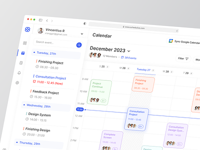 Calendar appointment calendar clean dashboard dashboard calendar dashboard saas date picker events management app product design productivity productivity tool saas schedule task management team timetable to do tool ui design
