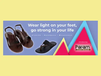 Banner for a shoe company (misc) adobe photoshop banner banner design design illustration web design