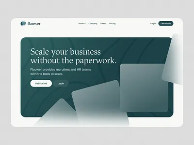 Hero Section Design Concept branding clean design glassmorphism green hero hero section hero section design landing page landing page design logo minimal minimalist modern deign typography ui ux web design website