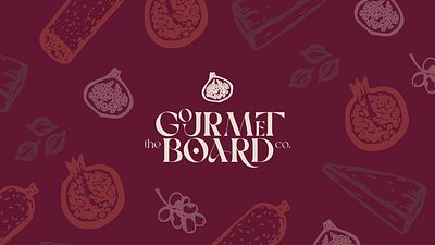The Gourmet Board Co. brand brand identity branding charcuterie design graphic design illustration logo design logotype packaging visual identity website