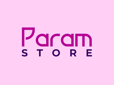 Logo for Param Store adobe photoshop design illustration