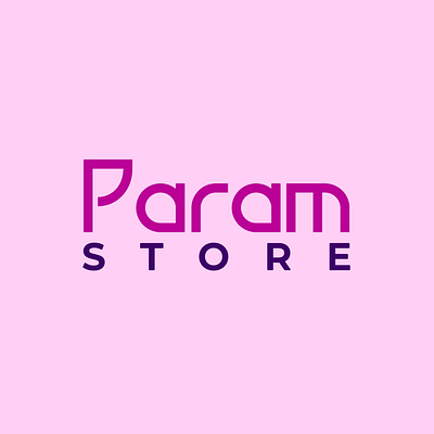 Logo for Param Store adobe photoshop design illustration