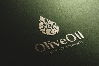 Olive Oil Logo - Branch and Drop branch logo brand identity branding drop logo elegant design logo logo design oil logo olive logo olive oil logo olives logo presentation pure