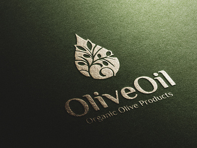 Olive Oil Logo - Branch and Drop branch logo brand identity branding drop logo elegant design logo logo design oil logo olive logo olive oil logo olives logo presentation pure