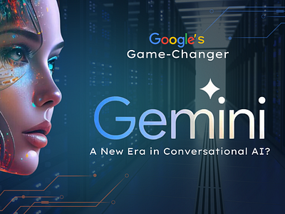 Gemini: A New Era in Conversational AI? ai canva gdsc gemini graphic design illustration infographic