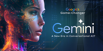 Gemini: A New Era in Conversational AI? ai canva gdsc gemini graphic design illustration infographic