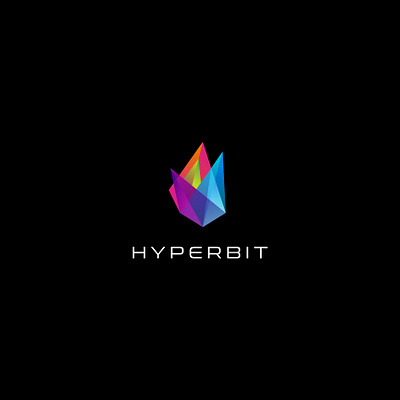 Hyperbit 3d animation branding graphic design logo ui