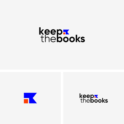 keep the books 3d branding graphic design logo ui
