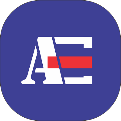 AE Simple Logo branding graphic design logo