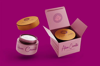 Alison Cosmetics | Logo Design 3d animation branding graphic design logo motion graphics ui