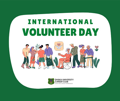 International VOLUNTEER DAY graphic design