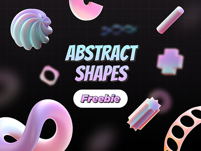 Free Abstract Shapes 3d Icons 3d abstract abstract shapes design form free geometric iconpack icons objects render shape symbol