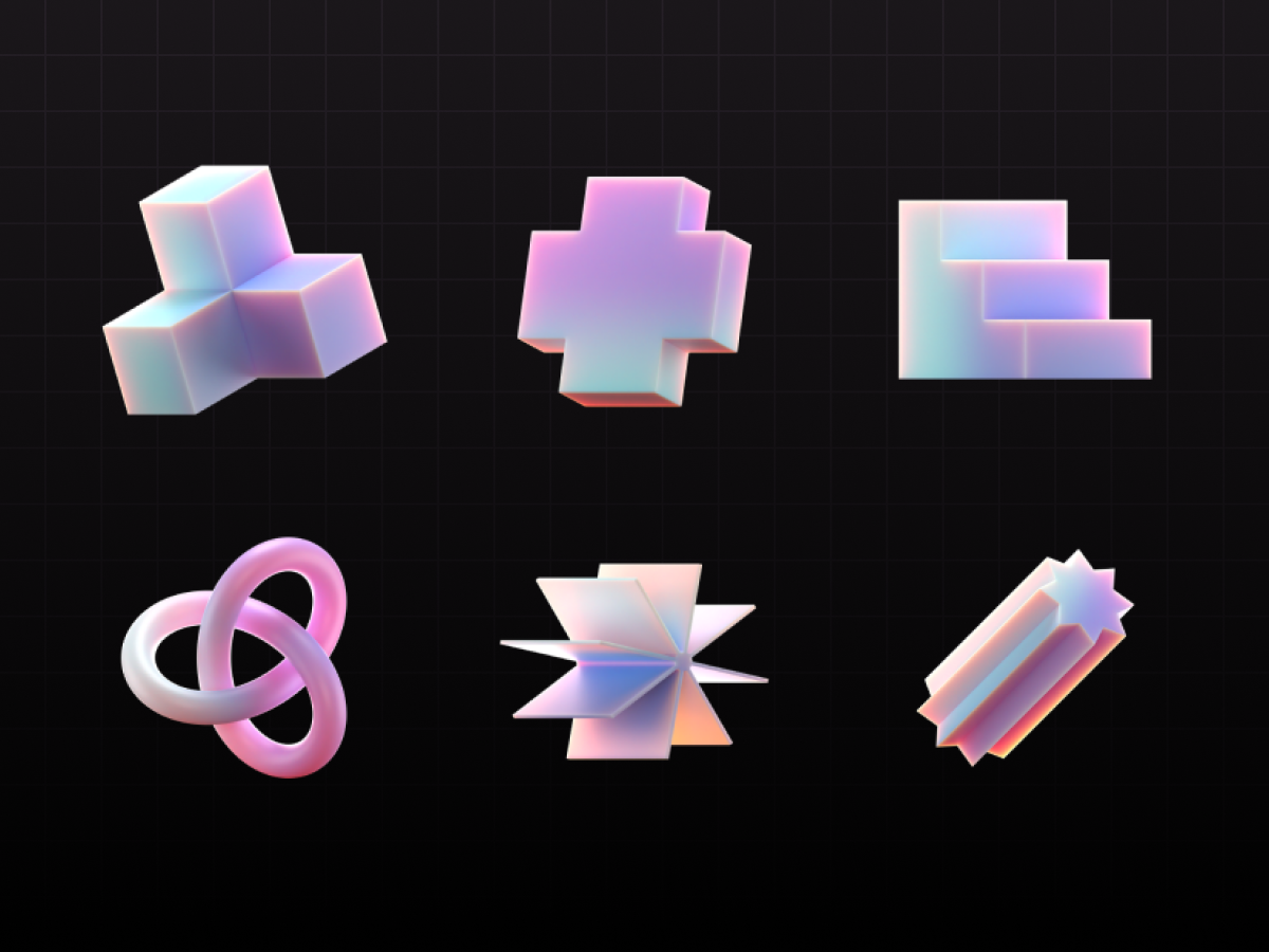 Free Abstract Shapes 3d Icons by Jemis Mali on Dribbble