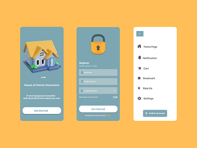 home decoration app figma productdesign ui ux