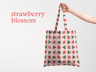 Strawberry Pattern fruit graphic design illustration kids patterns pattern seamless pattern strawberry strawberry pattern vector