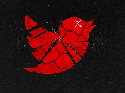 How Elon killed Twitter birds branding elon illustration social media tech twitter x x rated
