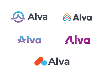 Alva logo alva branding identity illustration logo