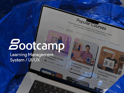 Bootcamp ✦ Learning Management System branding course selling learning learning management system lms logo ui uiux