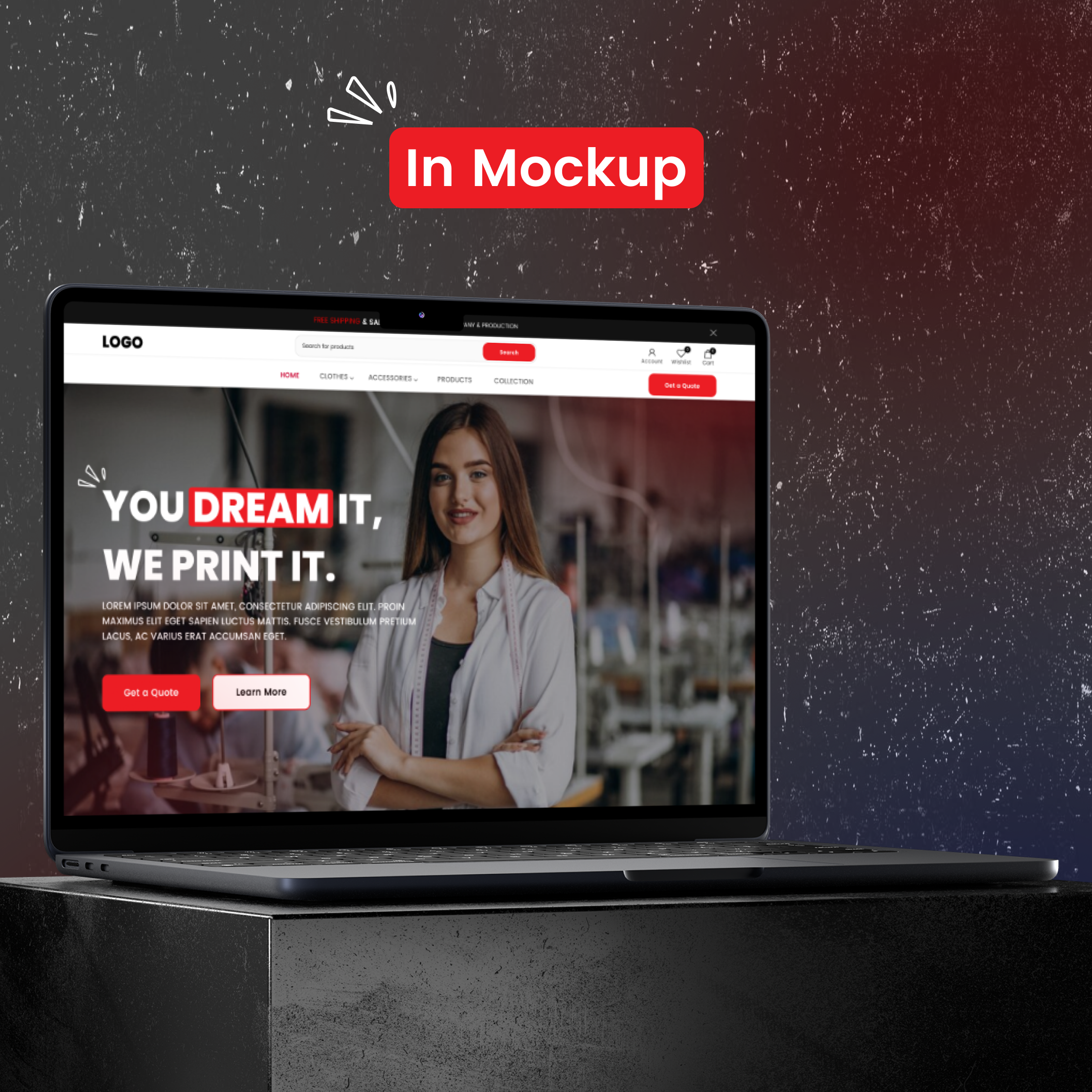Clothes Printing Website Design❤ animation app design clothes shopping clothes store website clothes website design figma graphic design landing page design logo ui uiux ux designer website website design