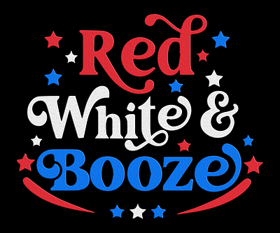 red white booze tshirt tshirt design