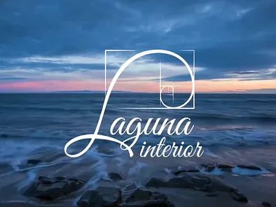 Serene Elegance: The Laguna Interior Logo animation branding design graphic design logo motion graphics vector