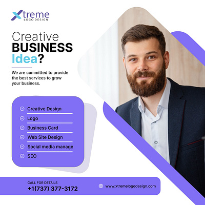 Xtreme Logo Design: Business Idea template 3d animation app design banner design branding business card design creative copywriting digital marketing ecommerce illustration design logo design marketing collateral motion graphics seo social media marketing