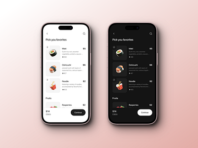 Food delivery design food food delivery product design sigma design system sushi ui ui design uidesigner uiux ux