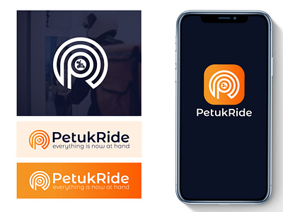 PR Letter Logo Design - PetukRide app app icon best log branding delivery logo food delivery logo graphic design icon illustration logo logo design motionclever petukride pr letter logo simple logo vector