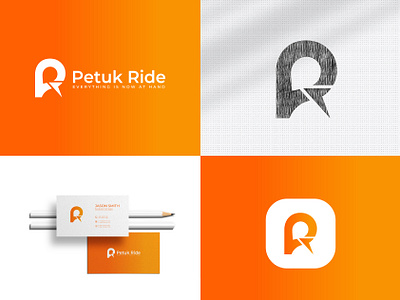 PetukRide Logo Design, Brandmark Logo app app icon best log branding delivery logo food delivery logo ibuthegfx icon illustration logo logo design petukride pr letter logo vector