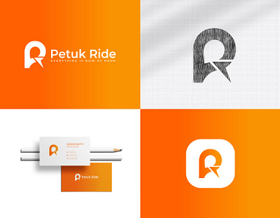 PetukRide Logo Design, Brandmark Logo app app icon best log branding delivery logo food delivery logo ibuthegfx icon illustration logo logo design petukride pr letter logo vector