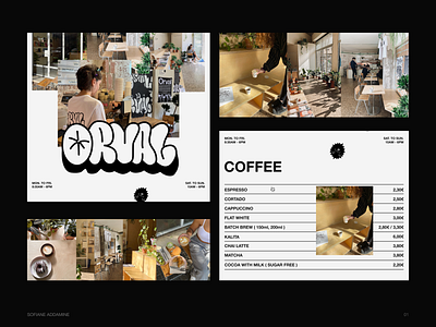 Orval studio Exploration Web design. 2 art direction coffee creative design graphic design layout marketing minimalism minimalist mobile design ui websitelayout