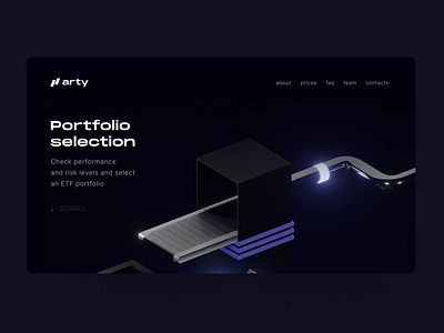 ARTY - Personal Investment Advisor 3d animation branding design digital graphic design illustration logo minimal motion graphics ui ux web