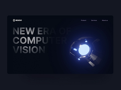 RESOVI - Computer Vision Technologies 3d animation branding design digital graphic design illustration logo minimal motion graphics ui ux web
