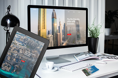Landing Page For Fly Emirates company emirates fly landingpage site ui uiux