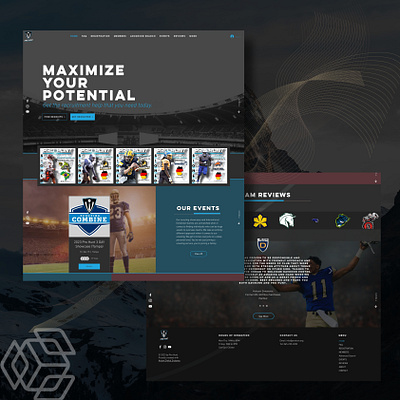 Pro hunt - Overseas American Football Recruitment design football front end development mobile design responsive design ui ux vello web website website development wix wix studio