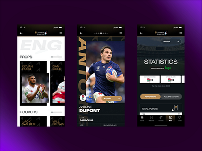 Six Nations App Design appstore branding championship rugby six nations