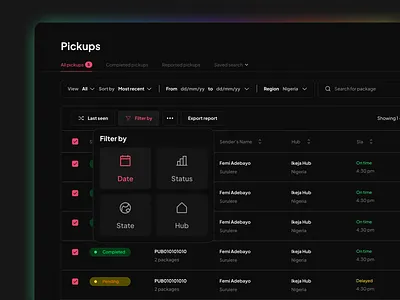 Filter by UI Design darkmode dashboard figma filter by lightmode mobile app ui uiux web app webdesign