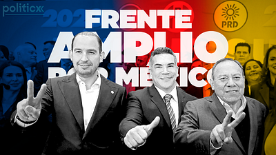 2023 Mexican opposition article graphic design mexico newsletter politics