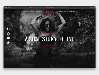 Content Production Webdesign Version 2. photography ui ux videography webdesign