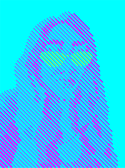 Self Portrait design graphic design illustration op art