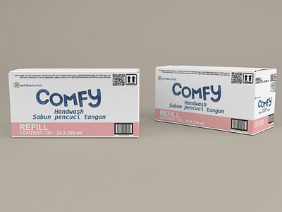 Comfy Box | Box Packaging Design box design branding design graphic design label design pa packaging design